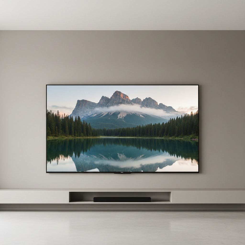 Professionally Mounted TV